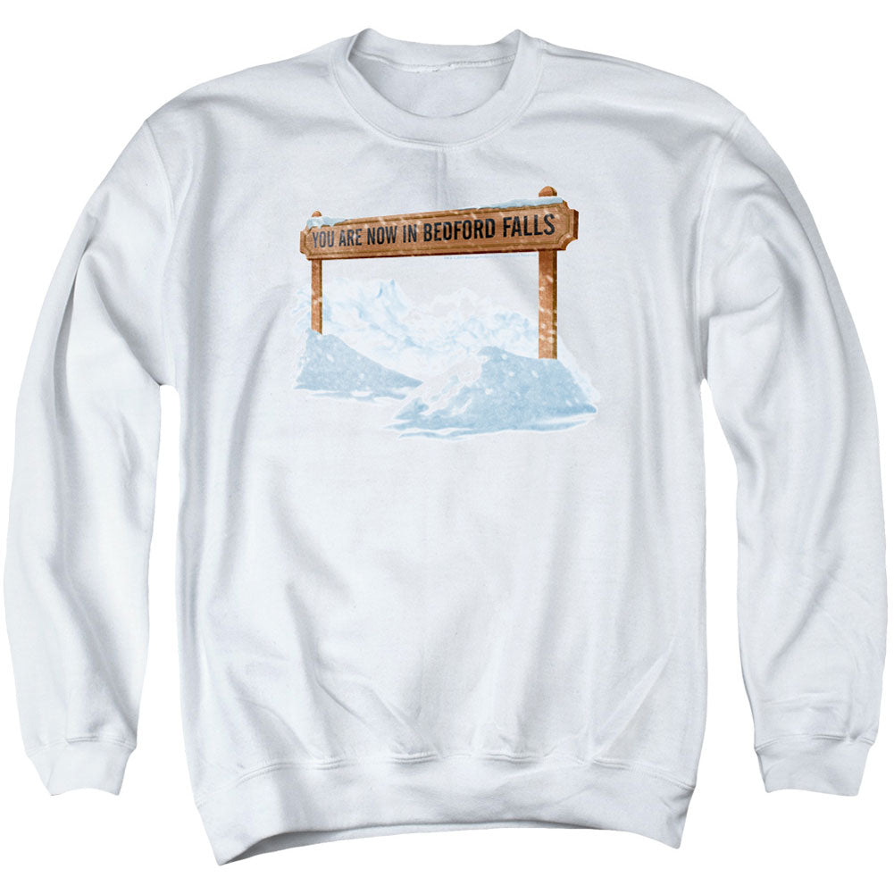 It's A Wonderful Life Bedford Falls Adult Sweatshirt Front