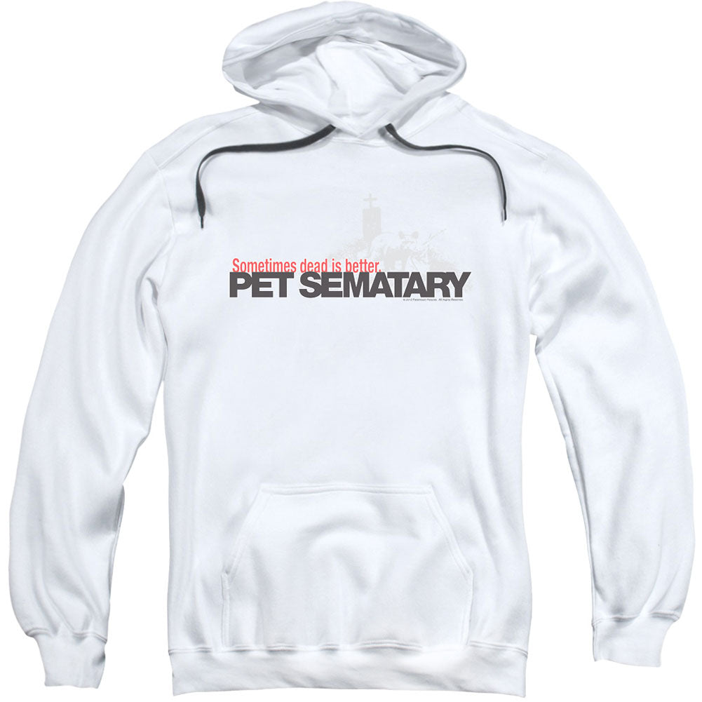 Pet Sematary Logo Adult 25% Poly Hooded Sweatshirt Front