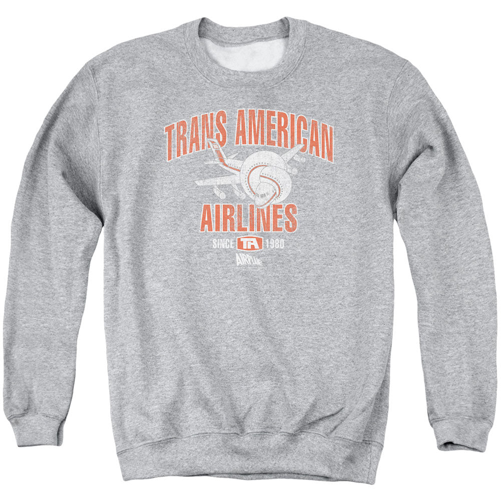 Airplane Trans American Adult Sweatshirt Front