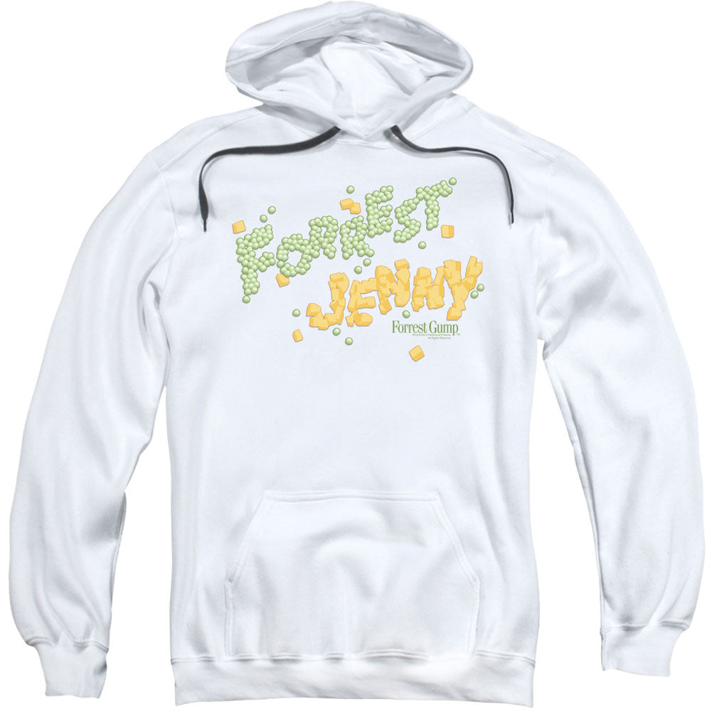 Forrest Gump Peas And Carrots Adult 25% Poly Hooded Sweatshirt Front