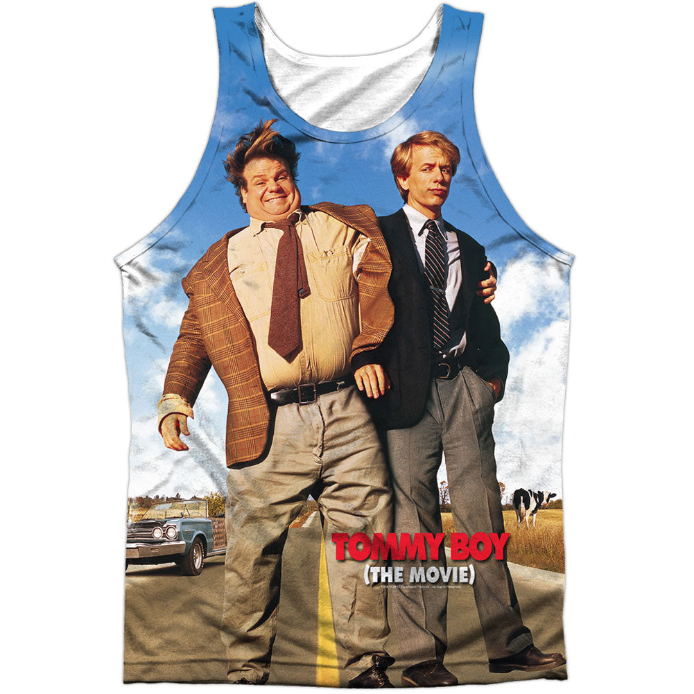 Tommy Boy Poster 100% Poly Mens Tank Front