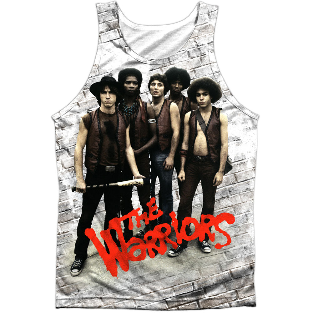 Warriors - Movie Pose 100% Poly Mens Tank Front