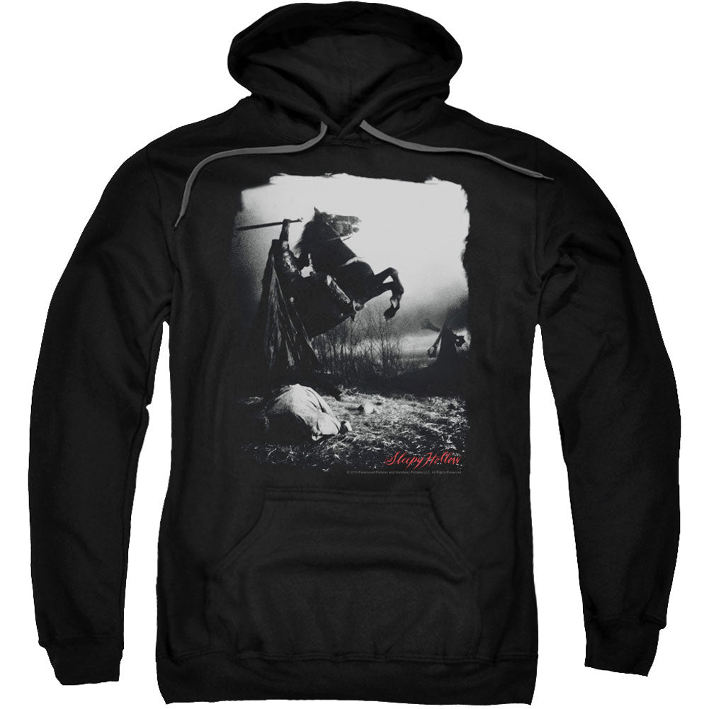 Sleepy Hollow Foggy Night Adult 25% Poly Hooded Sweatshirt Front