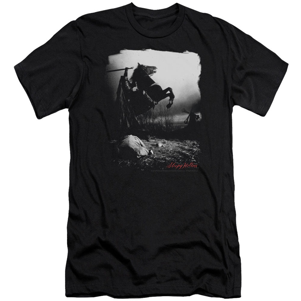 Sleepy Hollow Foggy Night Adult Slim Fit Slim Fit T-shirt Front