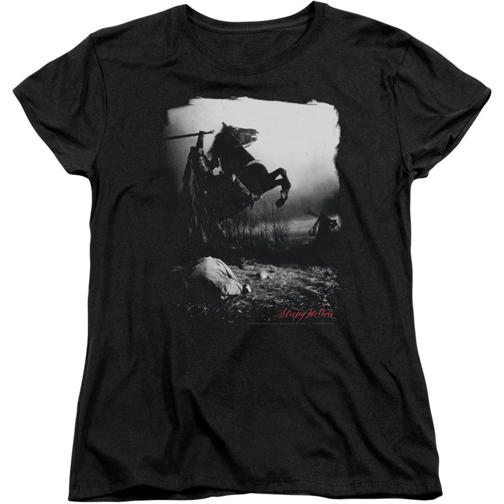 Sleepy Hollow Foggy Night Womens T-shirt Front