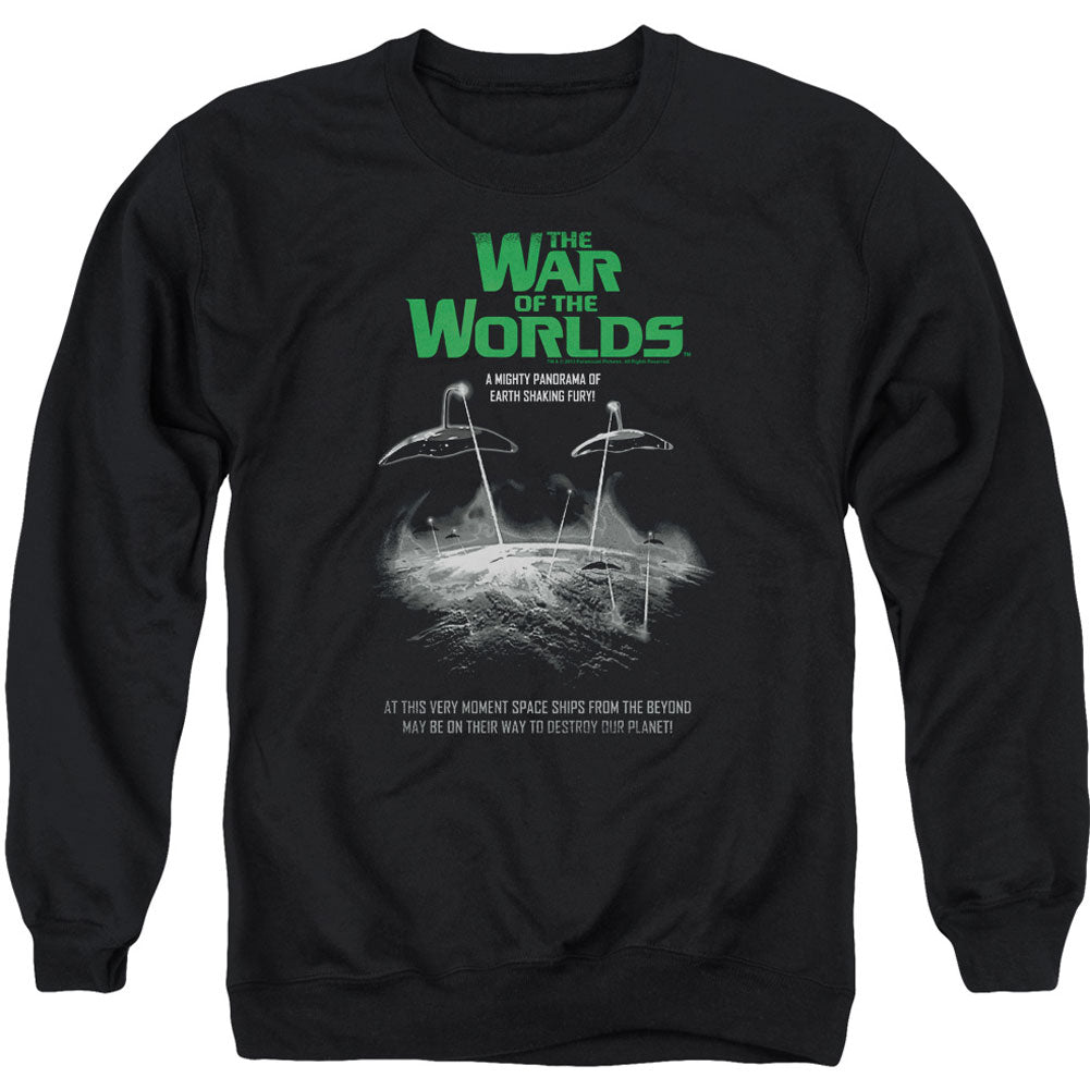 War Of The Worlds Attack Poster Adult Sweatshirt Front