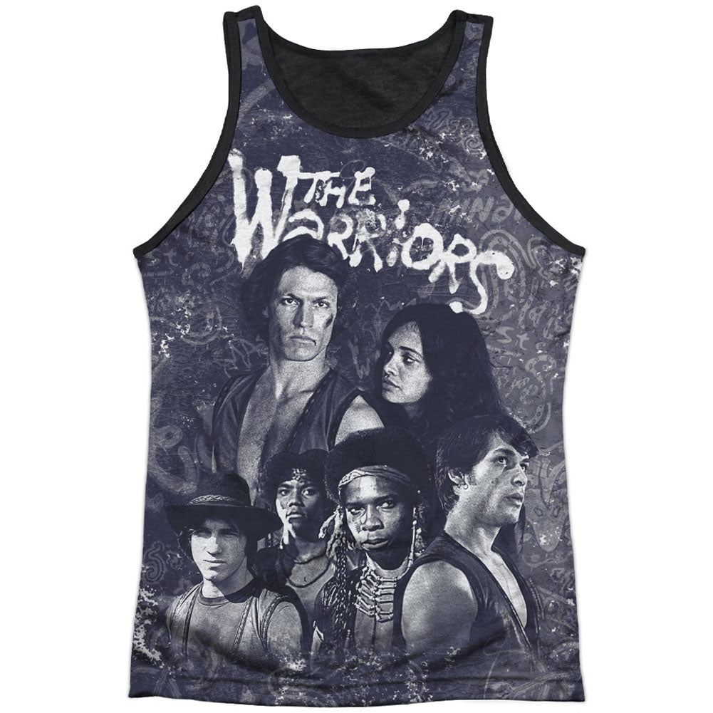 Warriors - Movie Moody Streets Black Back Mens Tank Front