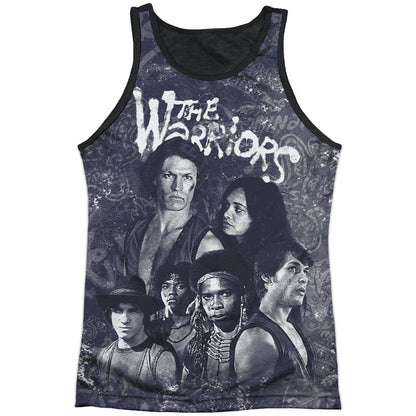 Warriors - Movie Moody Streets Black Back Mens Tank Front
