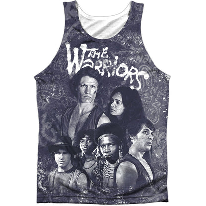 Warriors - Movie Moody Streets 100% Poly Front/Back Print Mens Tank Front