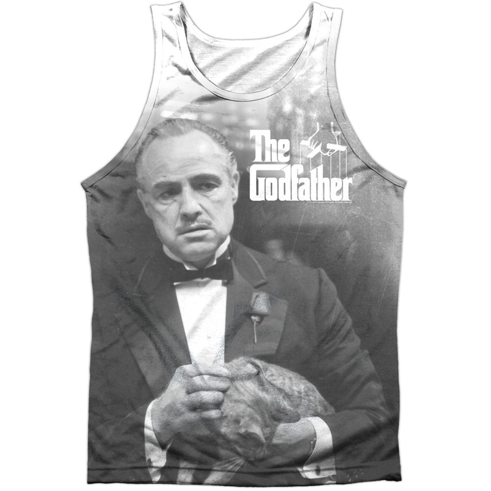 Godfather Pet The Cat 100% Poly Mens Tank