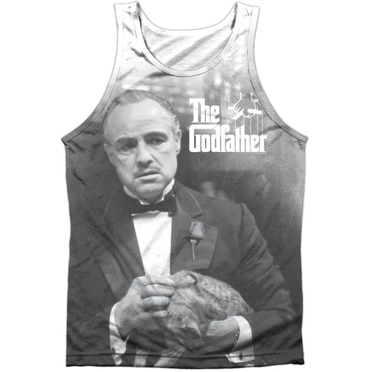Godfather Pet The Cat 100% Poly Mens Tank
