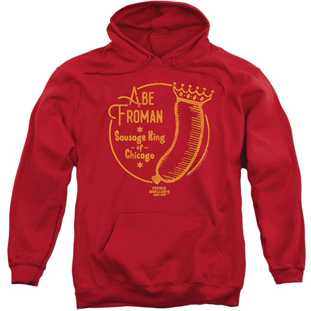 Ferris Bueller's Day Off Abe Froman Adult 25% Poly Hooded Sweatshirt Front