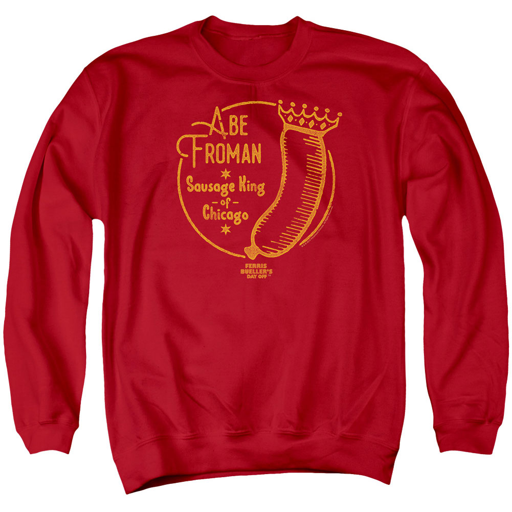 Ferris Bueller's Day Off Abe Froman Adult Sweatshirt Front