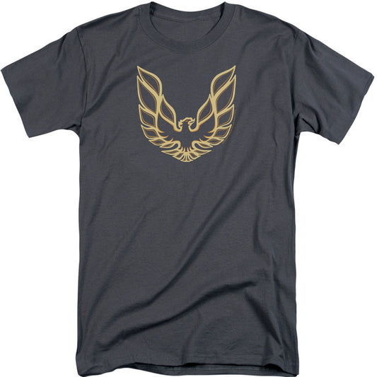 Pontiac Iconic Firebird Adult Tall T-shirt Tall Front
