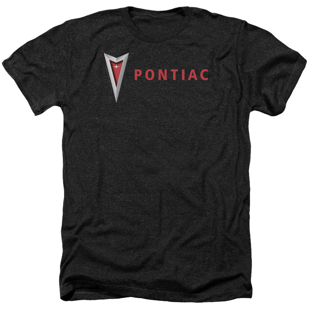 Modern Pontiac Arrowhead Adult Heather 40% Poly T-shirt Front