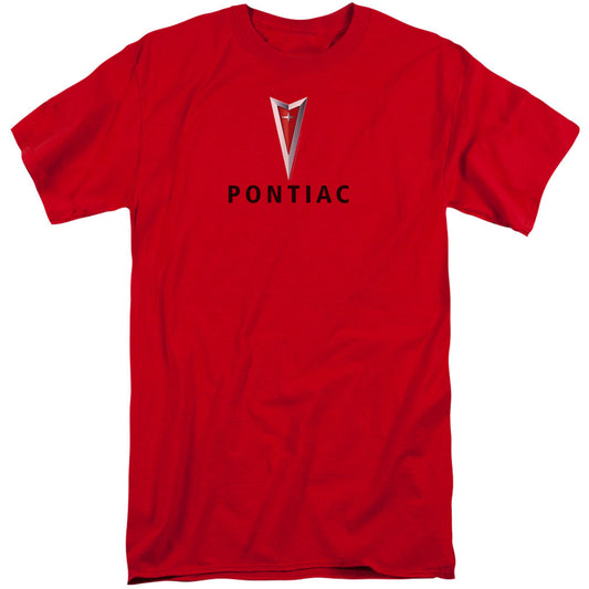 Pontiac Centered Arrowhead Adult Tall T-shirt Tall Front