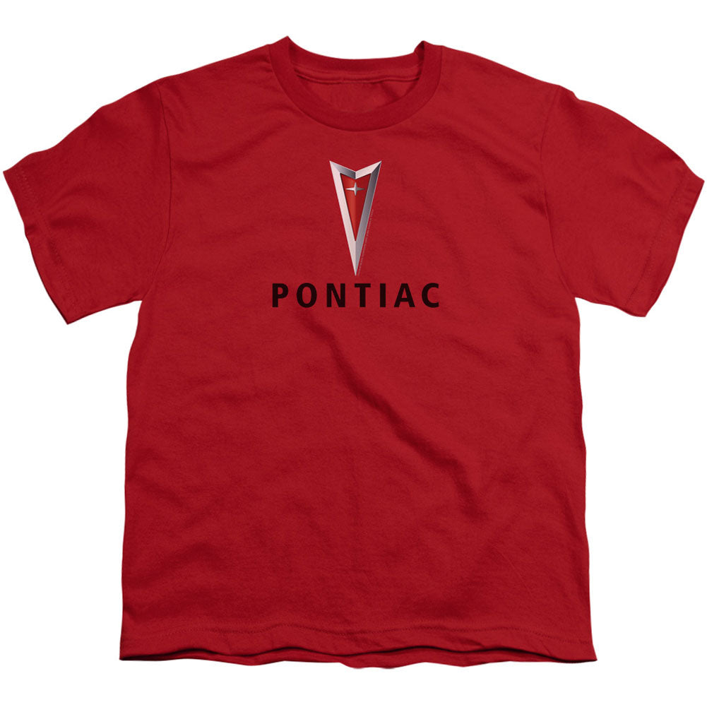 Pontiac Centered Arrowhead Youth T-shirt Front