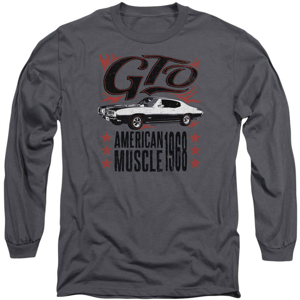 Pontiac Gto Flames Long Sleeve Front