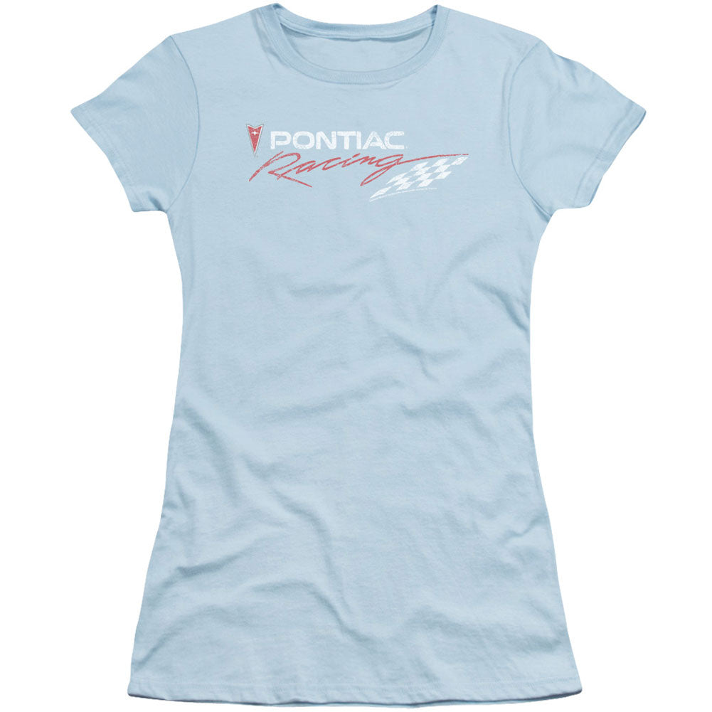 Pontiac Racing Rough Hewn Cap Sleeve Junior Top Front