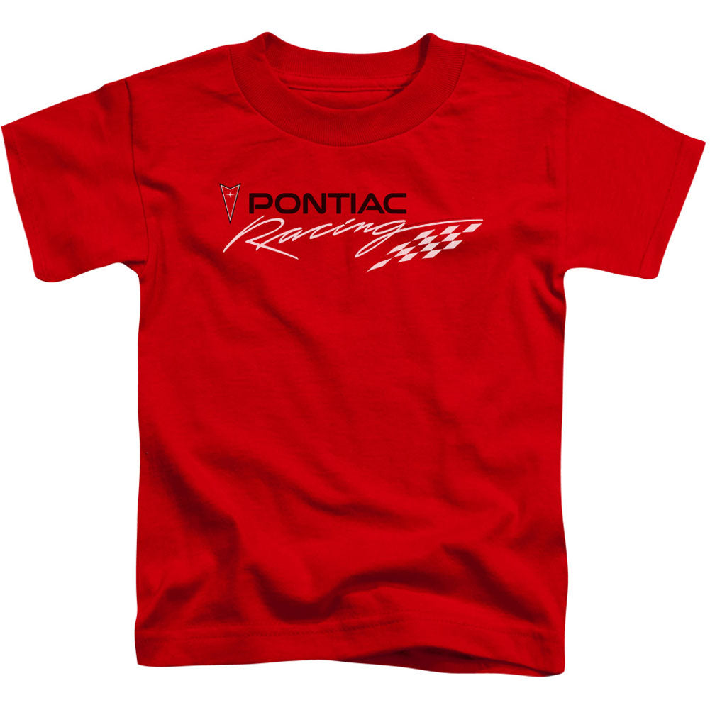 Red Pontiac Racing Toddler Childrens T-shirt Front