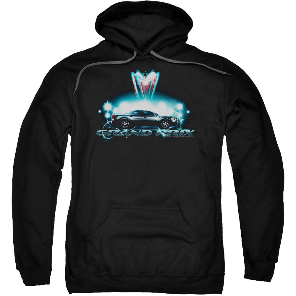Pontiac Silver Grand Am Adult 25% Poly Hooded Sweatshirt Front