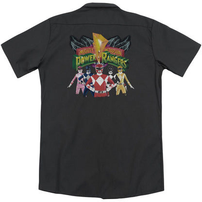 Power Rangers Rangers Unite(Back Print) Workshirt Back