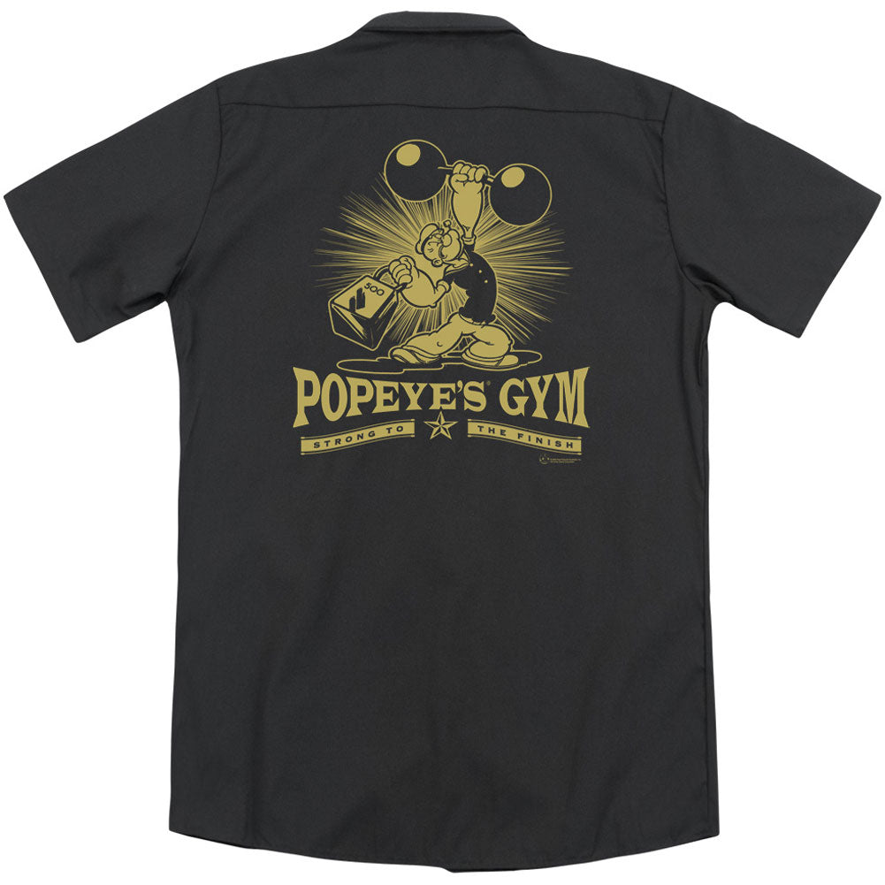 Popeyes Gym (Back Print) Workshirt Back