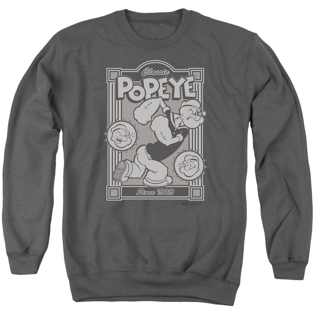 Classic Popeye Adult Sweatshirt Front