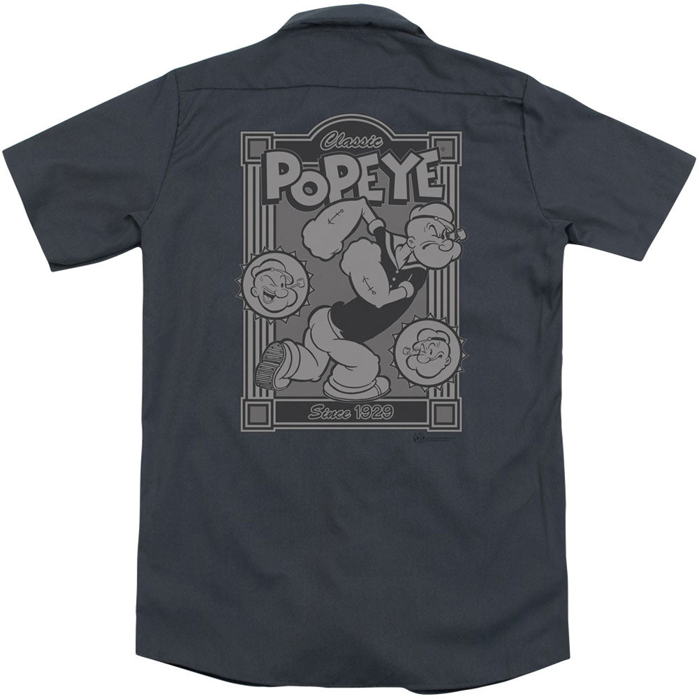 Classic Popeye (Back Print) Workshirt Back
