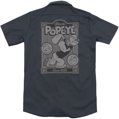 Classic Popeye (Back Print) Workshirt Back