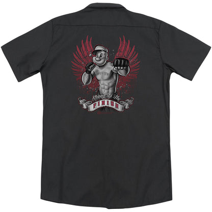Popeye Undefeated (Back Print) Workshirt Back