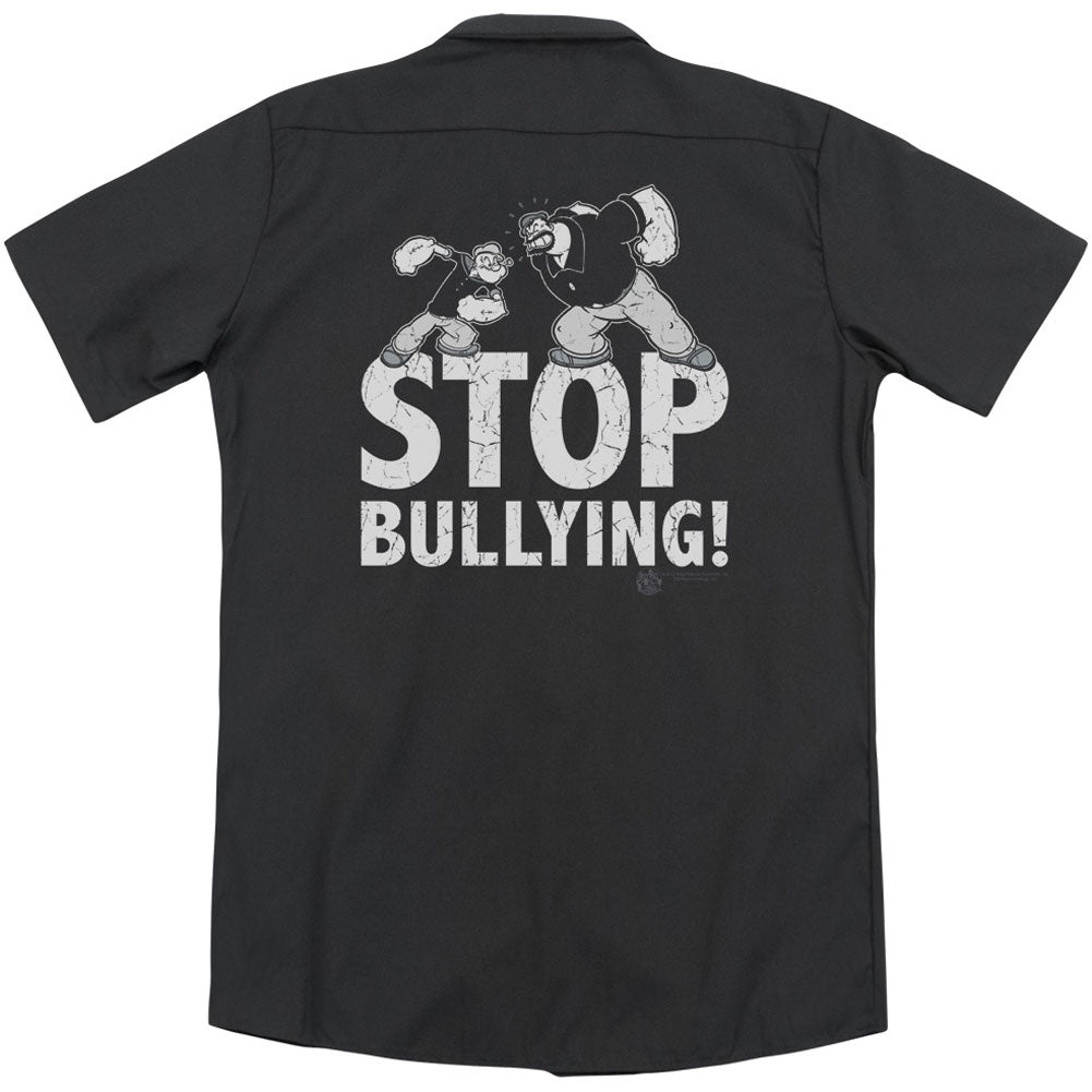 Popeye Stop Bullying (Back Print) Workshirt Back