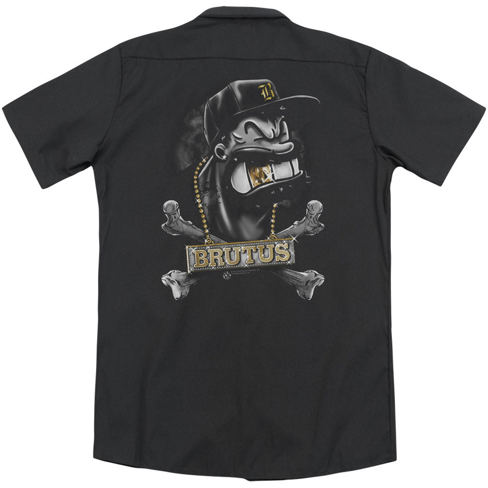 Popeye Brutus (Back Print) Workshirt Back