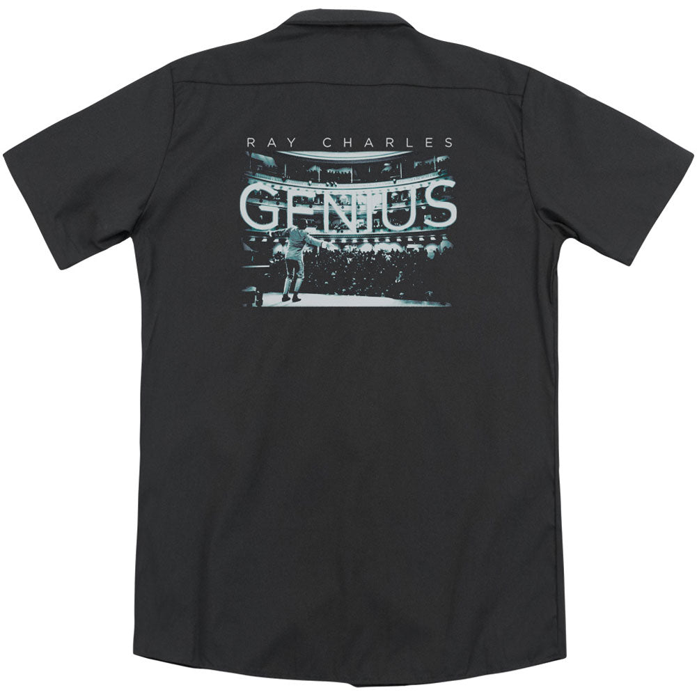Ray Charles Packed House(Back Print) Work Shirt Back