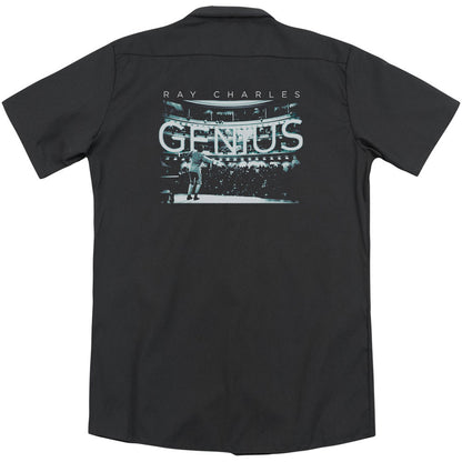 Ray Charles Packed House(Back Print) Work Shirt Back