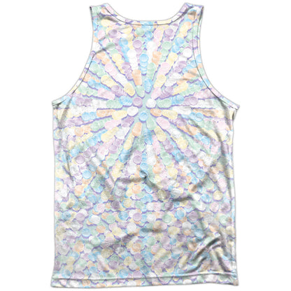 Smarties Candy Explosion 100% Poly Front/Back Print Mens Tank Back