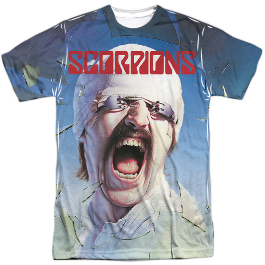 Scorpions Blackout 100% Poly Front/Back Print Sublimation T-shirt Front