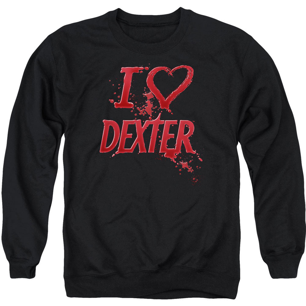 I Heart Dexter Adult Sweatshirt Front