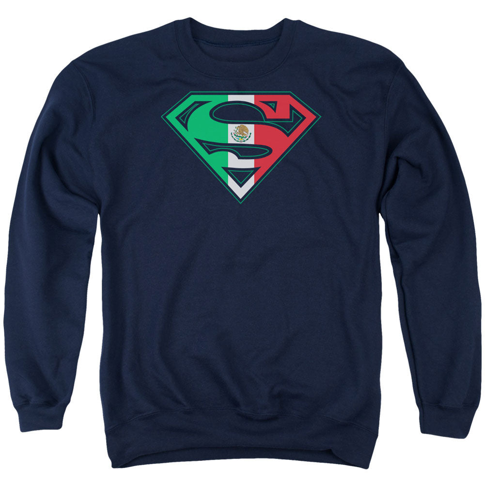Superman Mexican Shield Adult Sweatshirt Front