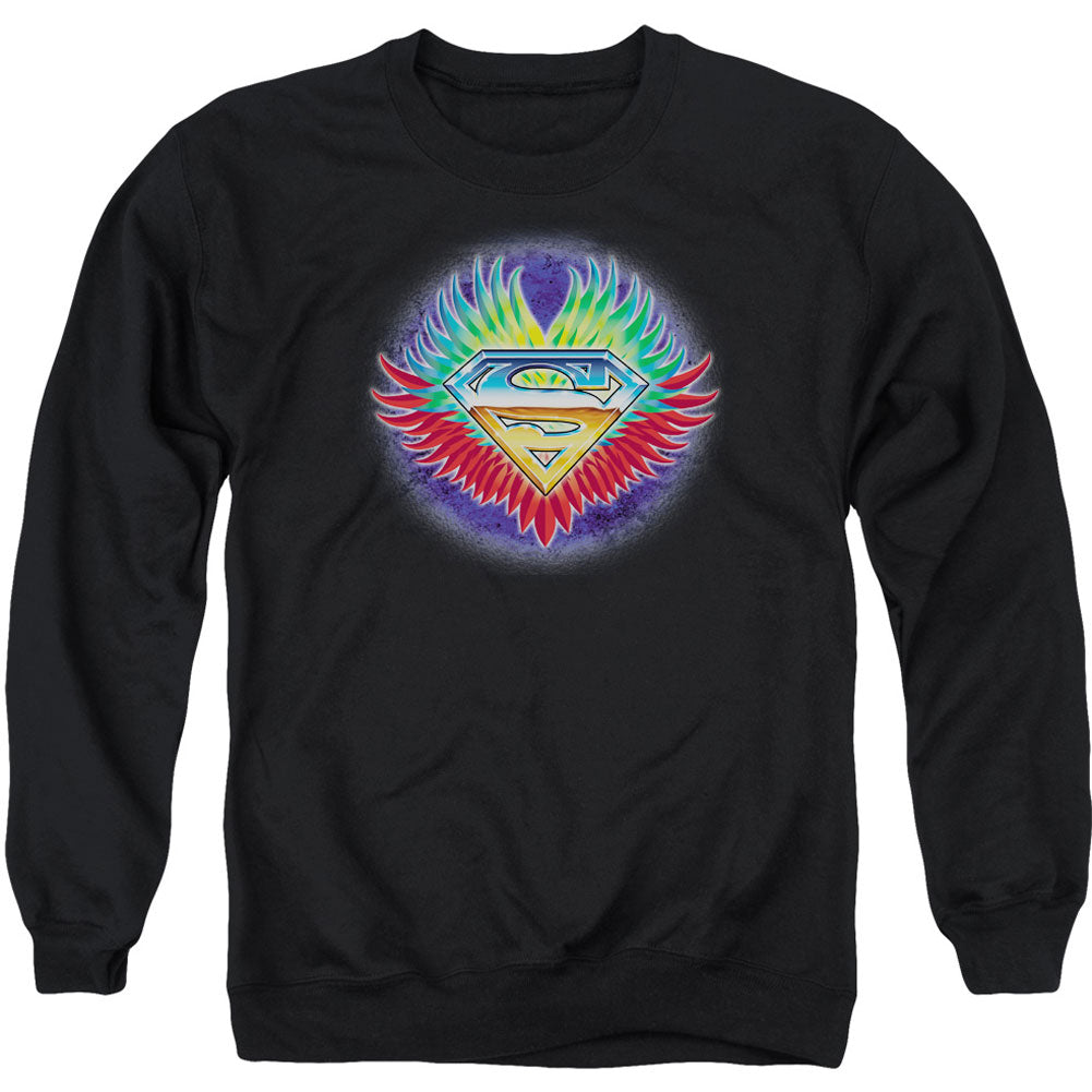 Superman Don't Stop Believing Adult Sweatshirt Front