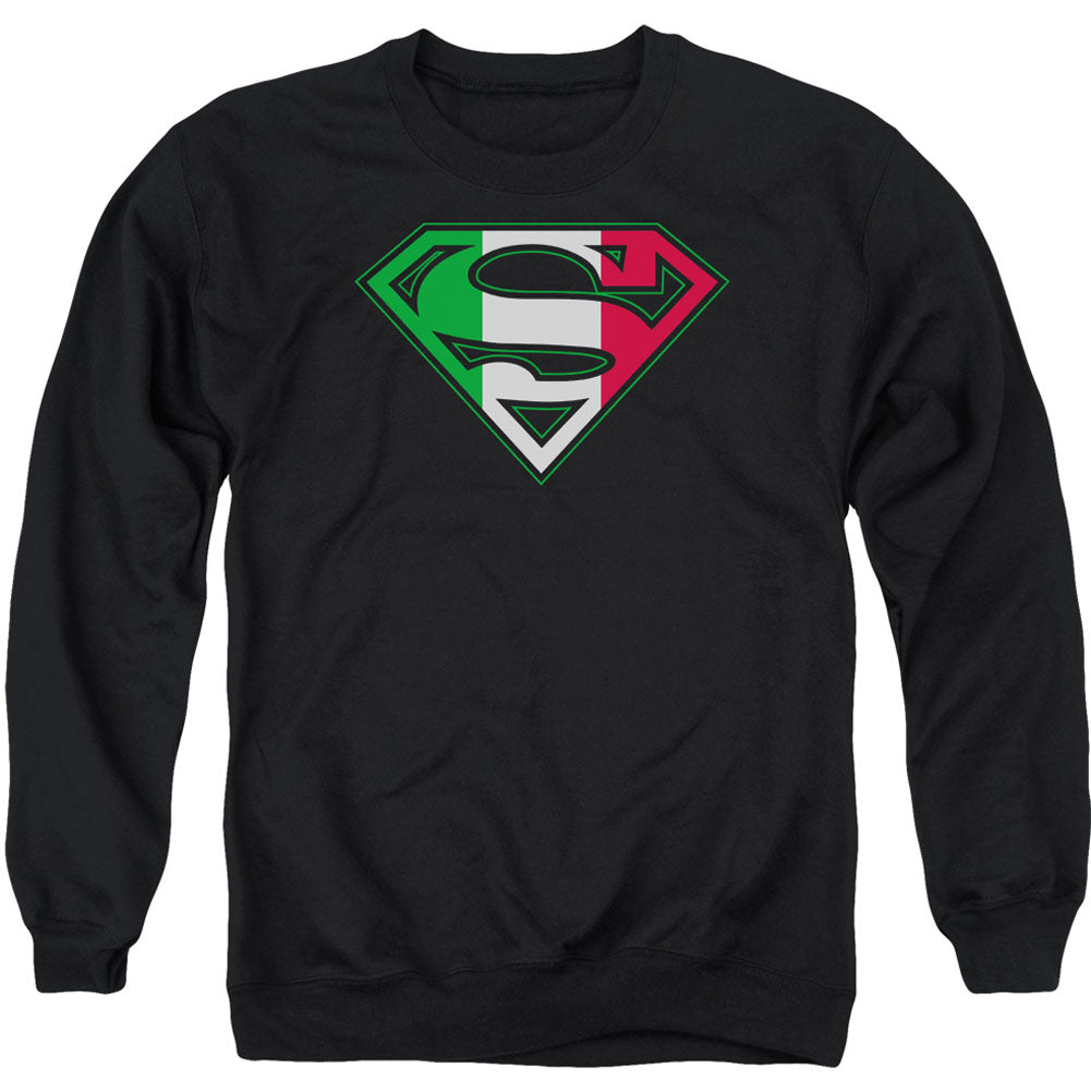 Superman Italian Shield Adult Sweatshirt Front