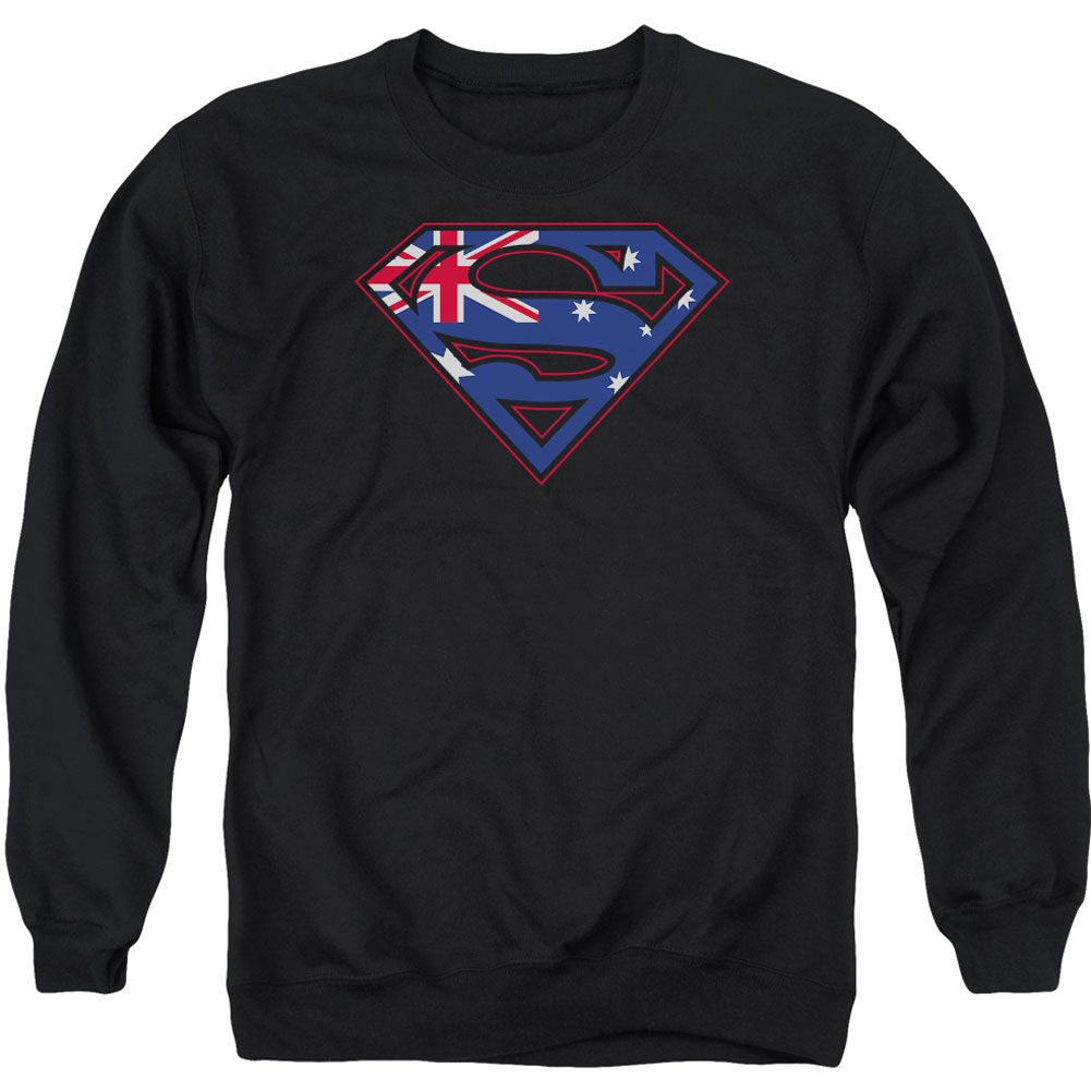 Superman Australian Shield Adult Sweatshirt Front