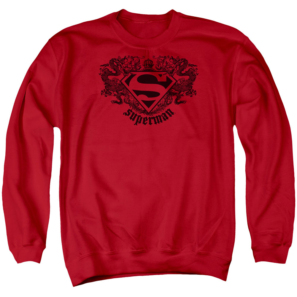 Superman Dragon Adult Sweatshirt Front