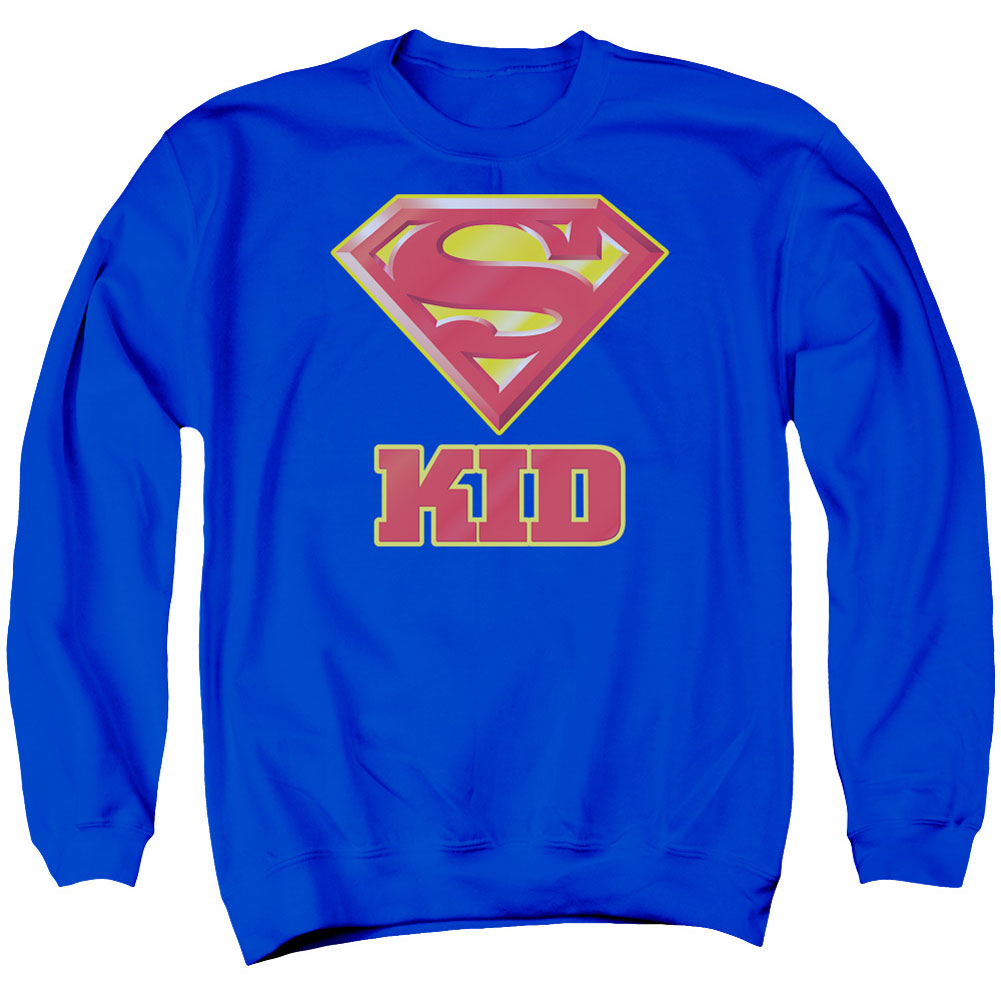 Superman Super Kid Adult Sweatshirt Front
