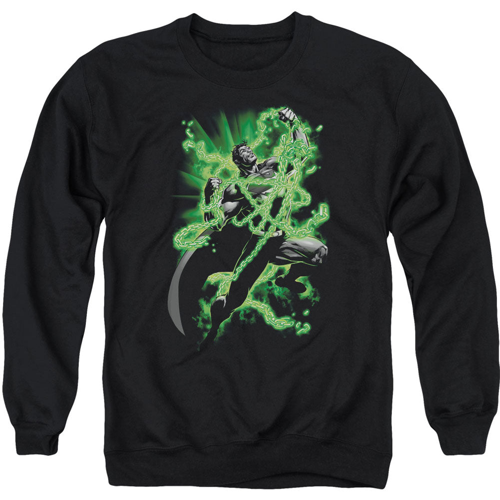 Superman Kryptonite Chains Adult Sweatshirt Front