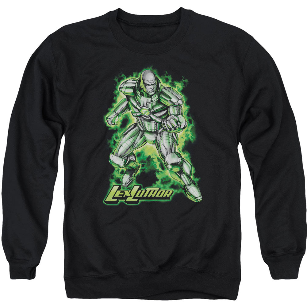 Superman Kryptonite Powered Adult Sweatshirt Front