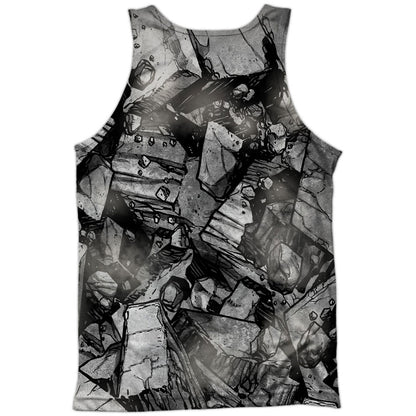 Superman Break On Through 100% Poly Mens Tank Back