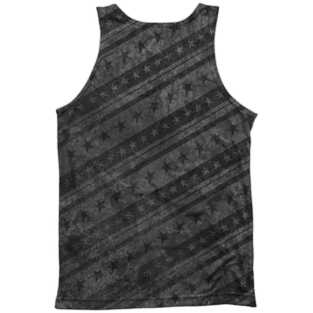 Superman Submit 100% Poly Mens Tank Back