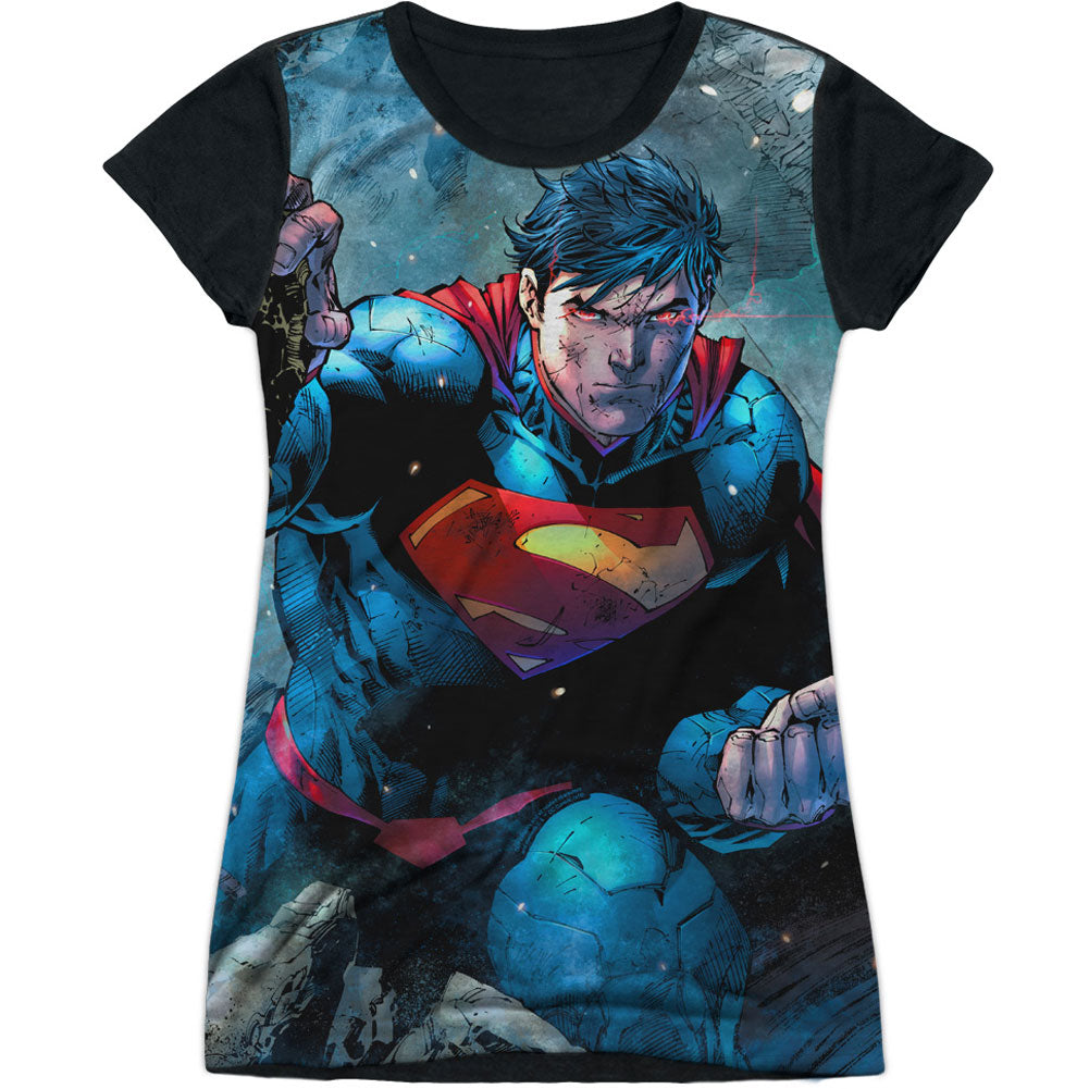Superman Rumble Sublimation Junior Top Front