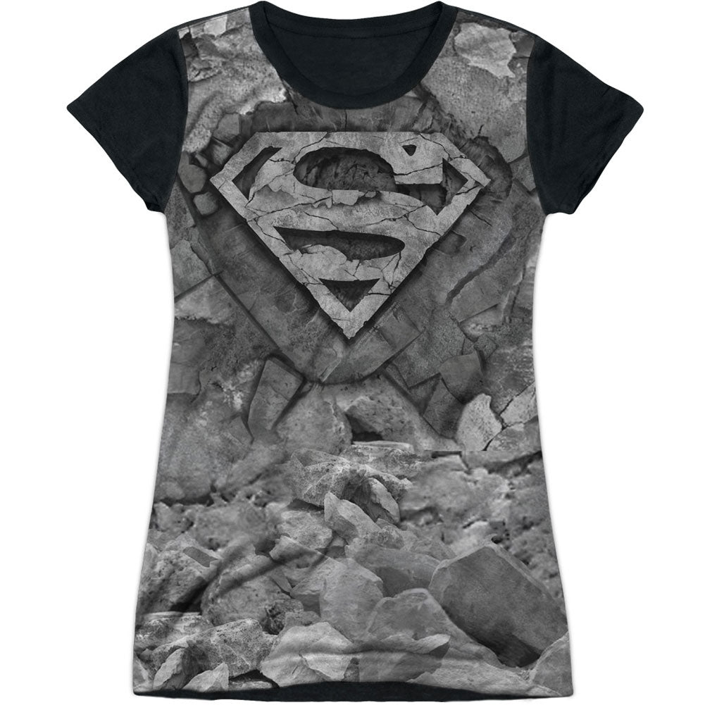 Superman Rock & Rumble Sublimation Junior Top Front